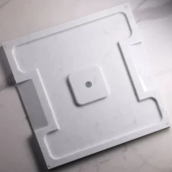 Roma White Carrara Marble Q Plate