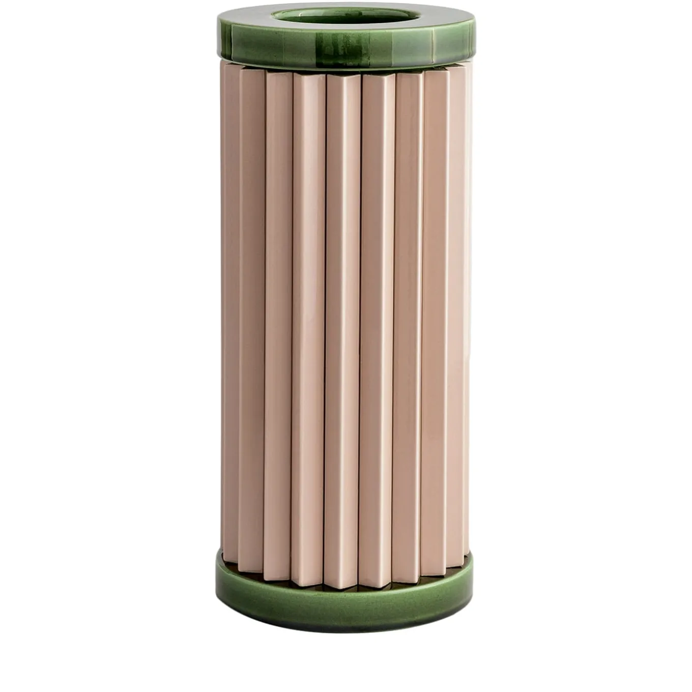 Rombini A Green and Rose Vase by Ronan & Erwan Bouroullec