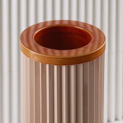 Rombini B Brown and Rose Vase by Ronan & Erwan Bouroullec