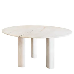 Rosa Portogallo Marble Lovemelovemenot Dining Table by Michael Anastassiades