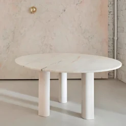 Rosa Portogallo Marble Lovemelovemenot Dining Table by Michael Anastassiades