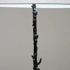Rosa Rosae Bronze Floor Lamp by Carlo Rampazzi