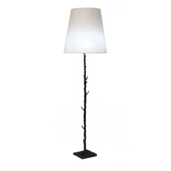 Rosa Rosae Bronze Floor Lamp by Carlo Rampazzi