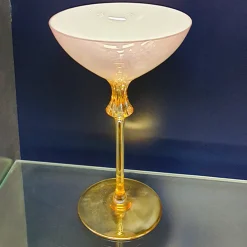 Rosa Set of 6 Pink Champagne Glasses