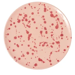 Rose and Burgundy Ceramic Decorative Plate