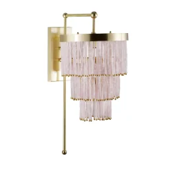 Rose Quartz Wall Lamp