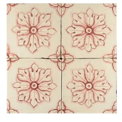 Rosso Ficus Indica Set of 4 Tiles #9