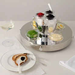 Rotating Caviar Tasting Set