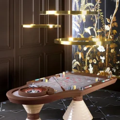 Roulette table by Pino Vismara