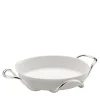 Round Baking Dish with Silver Holder by Itamar Harari