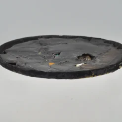 Round Black Decorative Plate