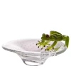 Round Bowl with Green Frog