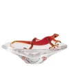 Round Bowl with Red Gecko