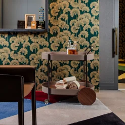 Route Brown Bar Cart