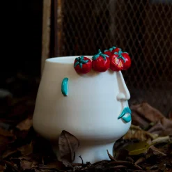 Russidda Multicolor Ceramic Figurative Vase