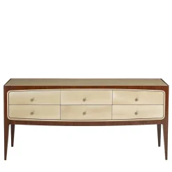 60s Style Beechwood Sideboard with Drawers 8712