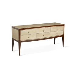 60s Style Beechwood Sideboard with Drawers 8712