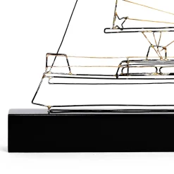 Saint Barth Metal Sail Boat