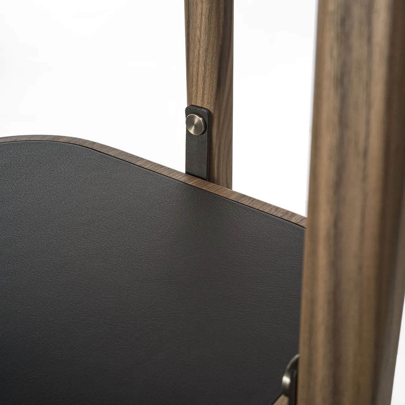 Salina Three-Level Brown Wood Bookcase