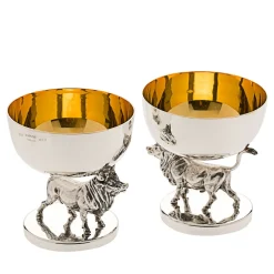 Salt Bowls with Bulls