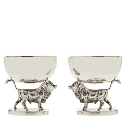 Salt Bowls with Bulls