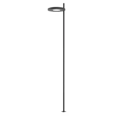 Salvia matte Black Outdoor Floor Lamp