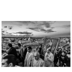 San Sebastiano a Cerami Black-And-White Photographic Print