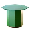 Sandra e Raimondo 35 Green Wood and Glass Side Table