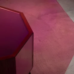 Sandra e Raimondo Coffee Wood and Glass Coffee Table