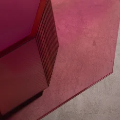 Sandra e Raimondo Coffee Wood and Glass Coffee Table