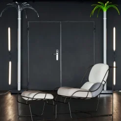 Sanremo Pearl White Floor Lamp by Dario Bartolini