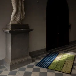 Sapphire Streams Handmade Wool Rug