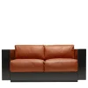 Saratoga Orange Sofa by Lella and Massimo Vignelli