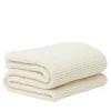 Sasha Honeycomb White Small Blanket