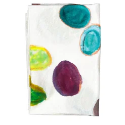 Satellites Rectangular Hand Painted Tablecloth