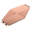 Satin Hexagonal Copper Tray by Chiara Andreatti