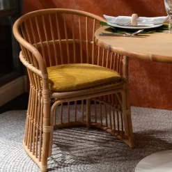 Savanna Manao & Manila Cane Armchair With Cushion