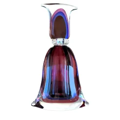 Sbruffi Purple Glass Bottle with Lid