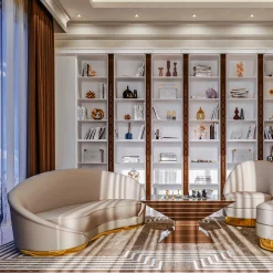 Scaccomatto beige chess table SQ by Pino Vismara