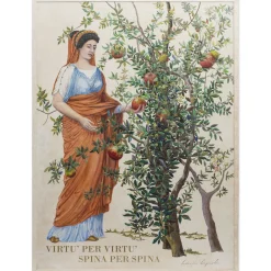 Scagliola and Oil Relief Painting by Lodovico Cupioli