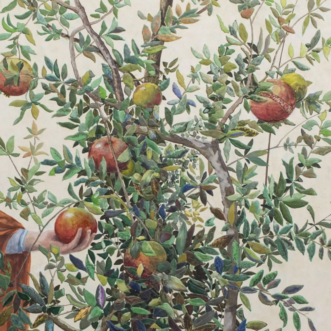 Scagliola and Oil Relief Painting by Lodovico Cupioli