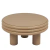 Scala Beige Low Round Coffee Table