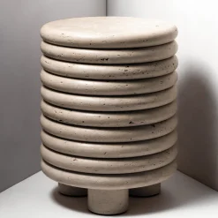 Scala Travertine Stool