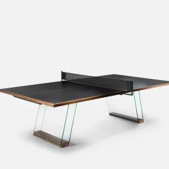 Scambio Wood and Glass Ping-Pong Table
