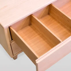 Scandinavian-Style 2-Drawer Maple Dresser