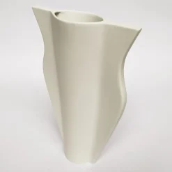 Schiacciati Matte White Vase