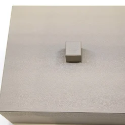 Scuretto Leather Box in Sand