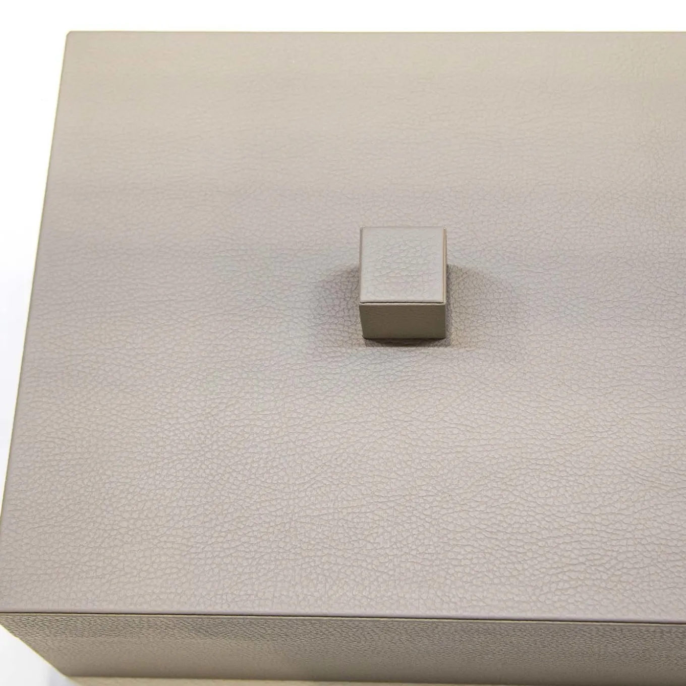 Scuretto Leather Box in Sand