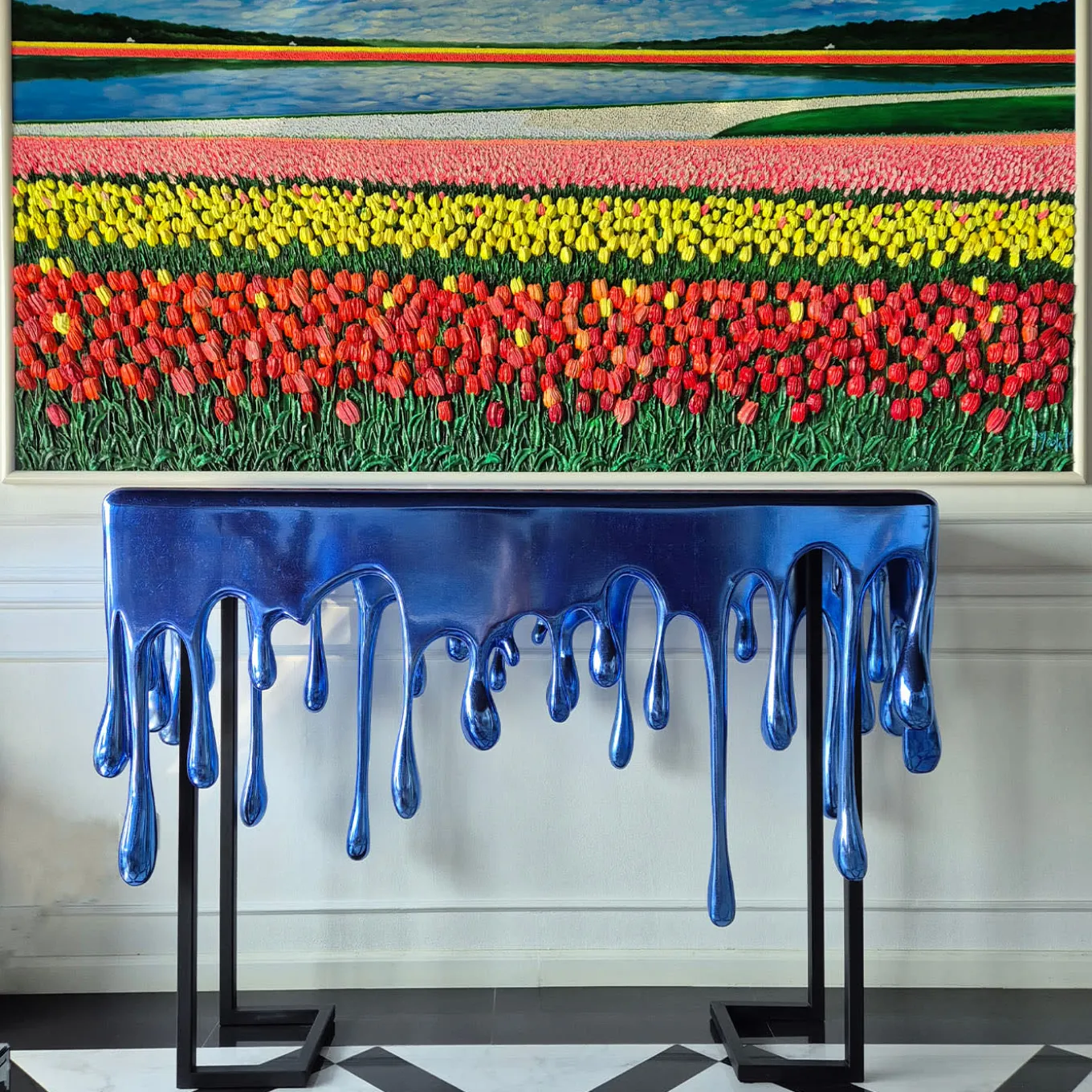 Sea Drops Console by Carlo Rampazzi