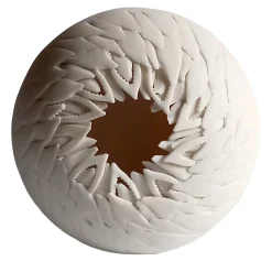 SEA URCHIN WALL SCULPTURE - WHITE #2